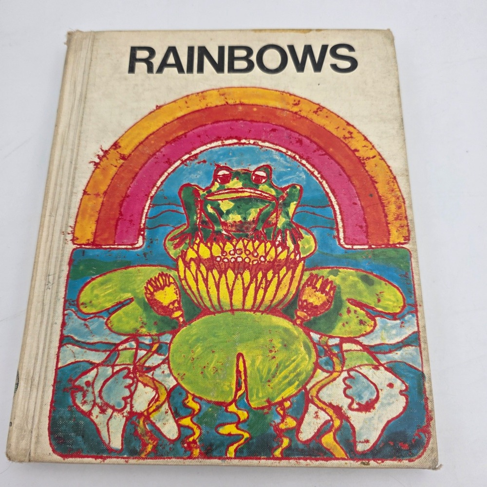Vintage 1971 Rainbows Houghton Mifflin Readers Hardcover Textbook Ed Emberley
